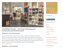 Tablet Screenshot of fachfrau-berlin.de